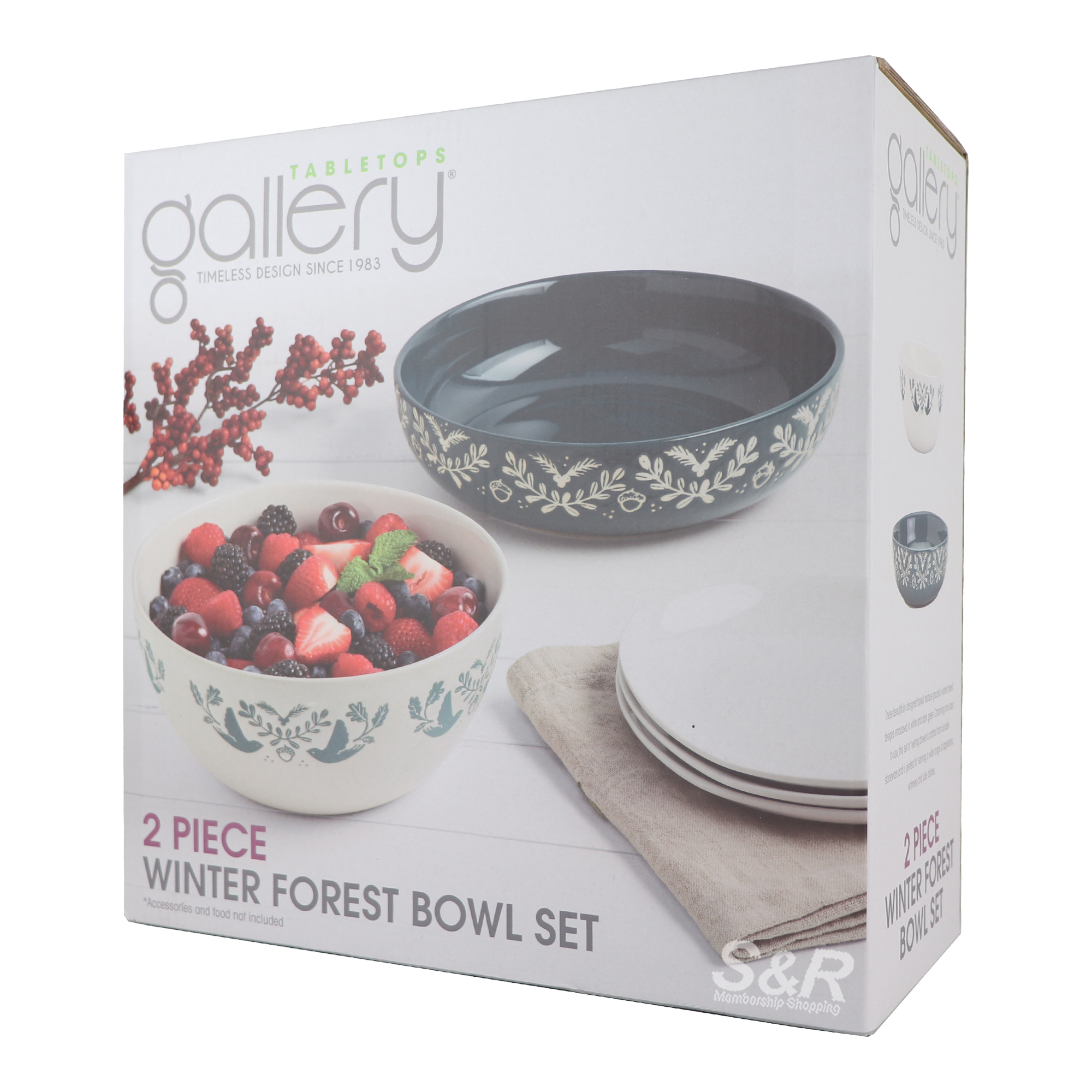 Gallery Winter Forest Bowl 2pcs